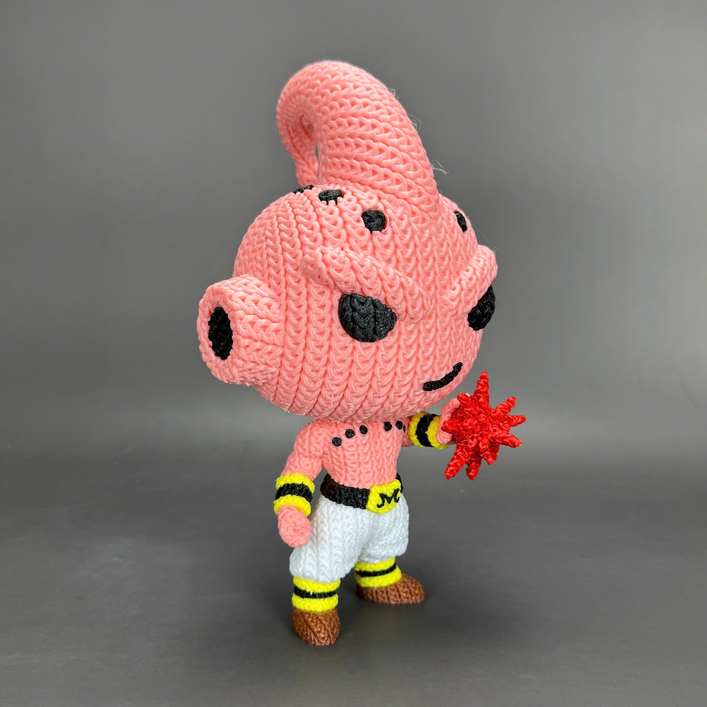 Pupazzo Kid Bu effetto knitted – Figure decorativa stampata in 3D