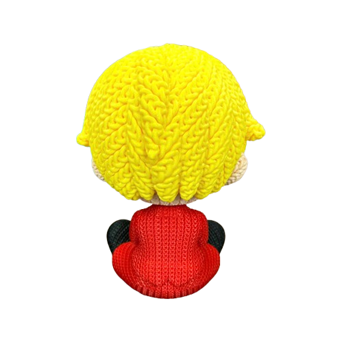 Pupazzo Sanji effetto knitted – Figure decorativa stampata in 3D