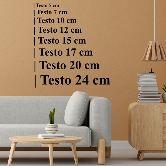 Lettere e scritte personalizzate in stampa 3D – Decorazioni murali su misura