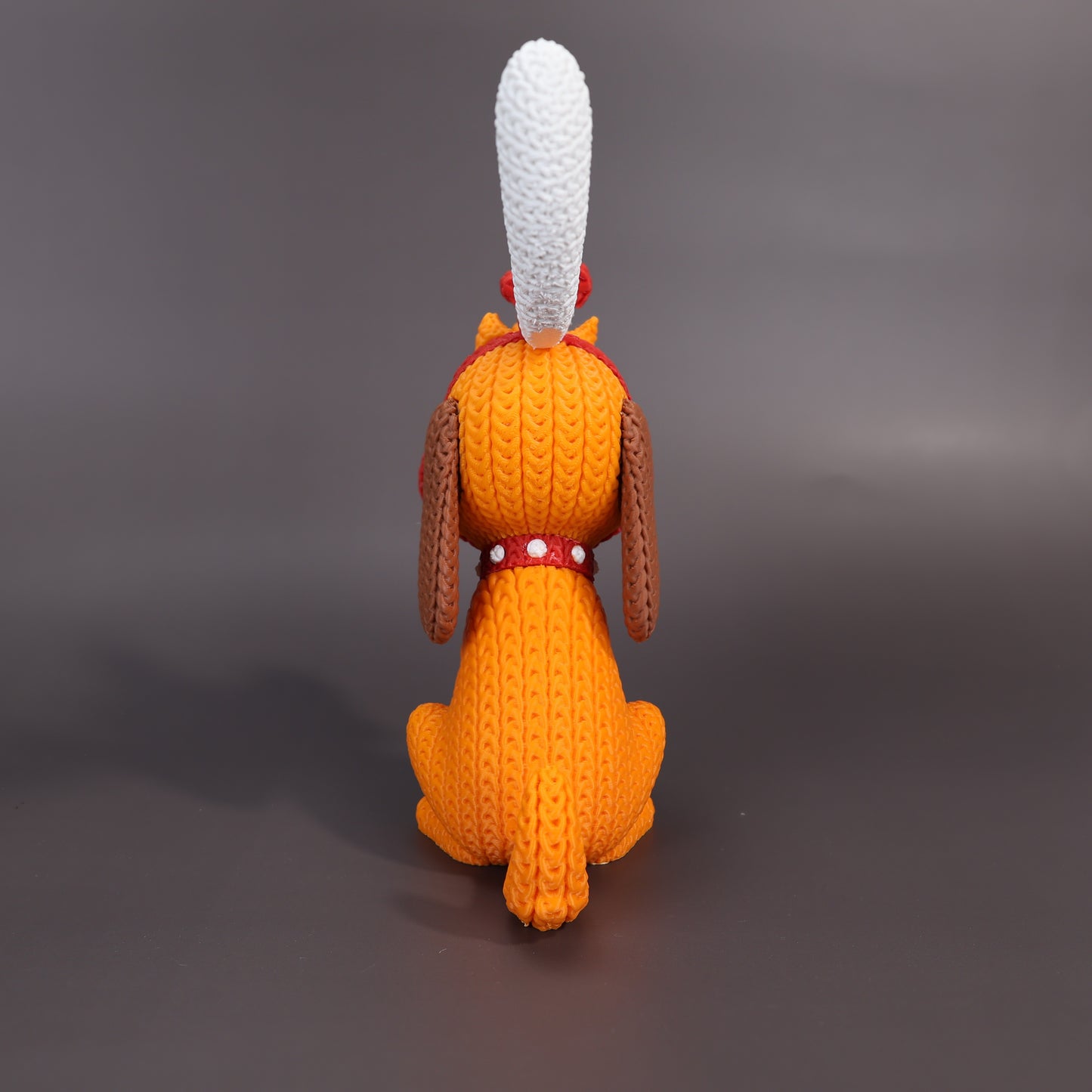 Pupazzo Max effetto knitted – Figure decorativa stampata in 3D