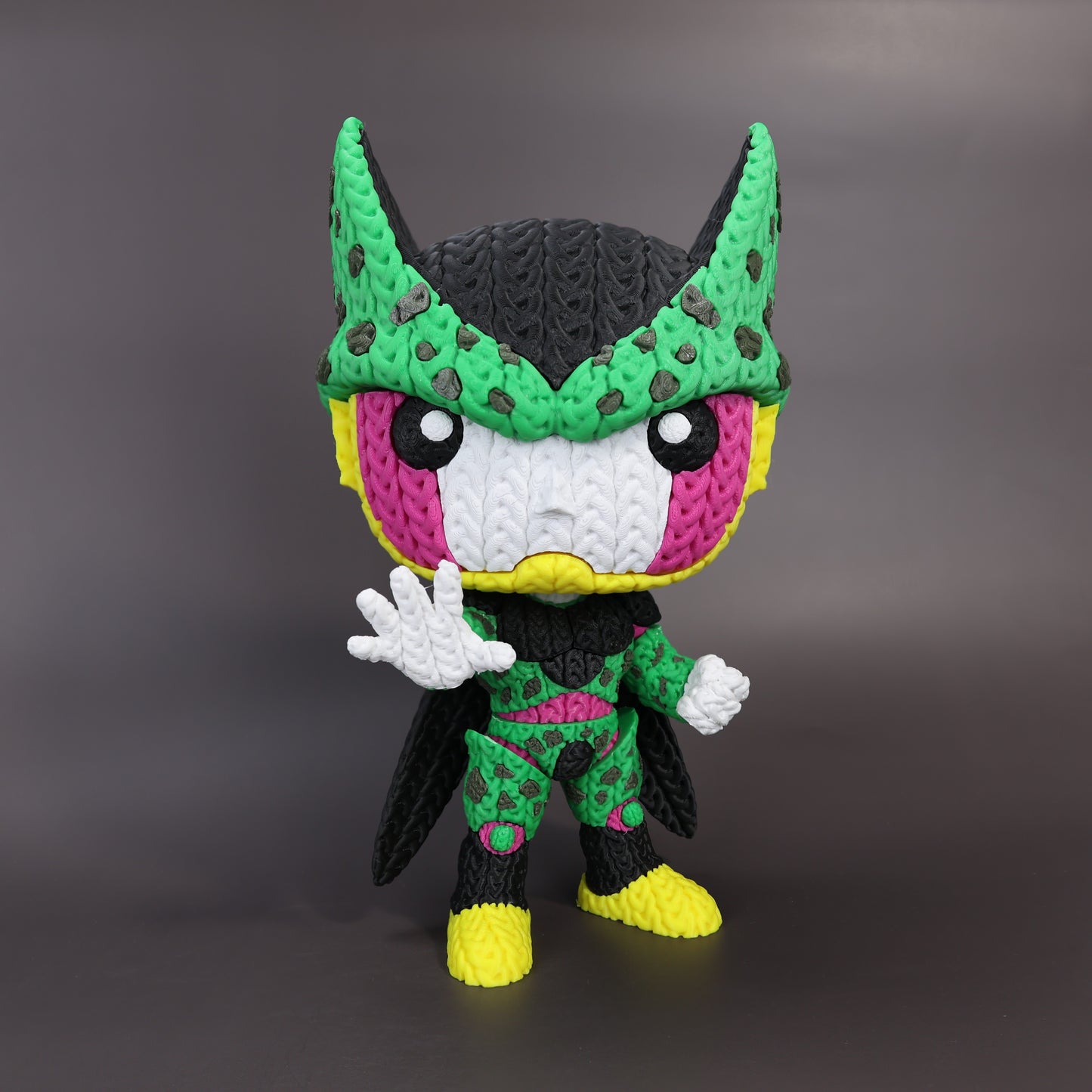 Pupazzo Cell Perfetto effetto knitted – Figure decorativa stampata in 3D