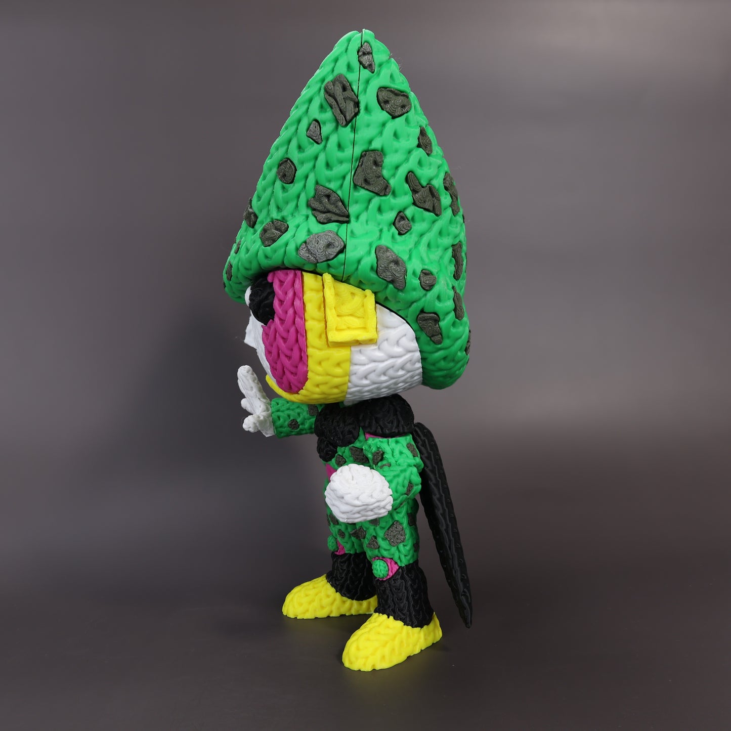 Pupazzo Cell Perfetto effetto knitted – Figure decorativa stampata in 3D