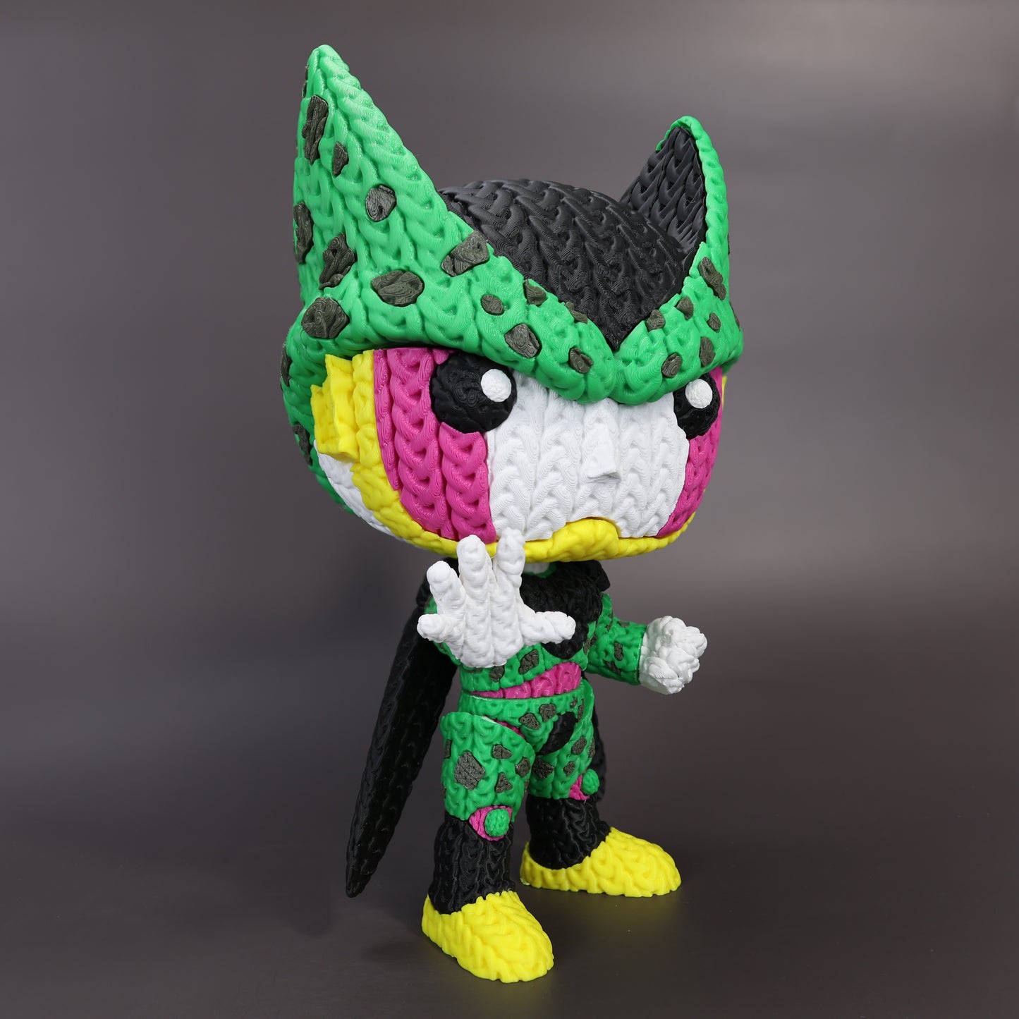 Pupazzo Cell Perfetto effetto knitted – Figure decorativa stampata in 3D