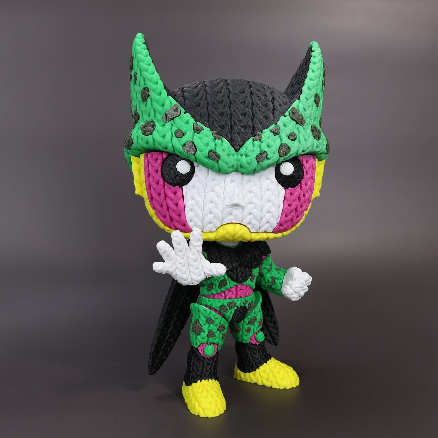 Pupazzo Cell Perfetto effetto knitted – Figure decorativa stampata in 3D
