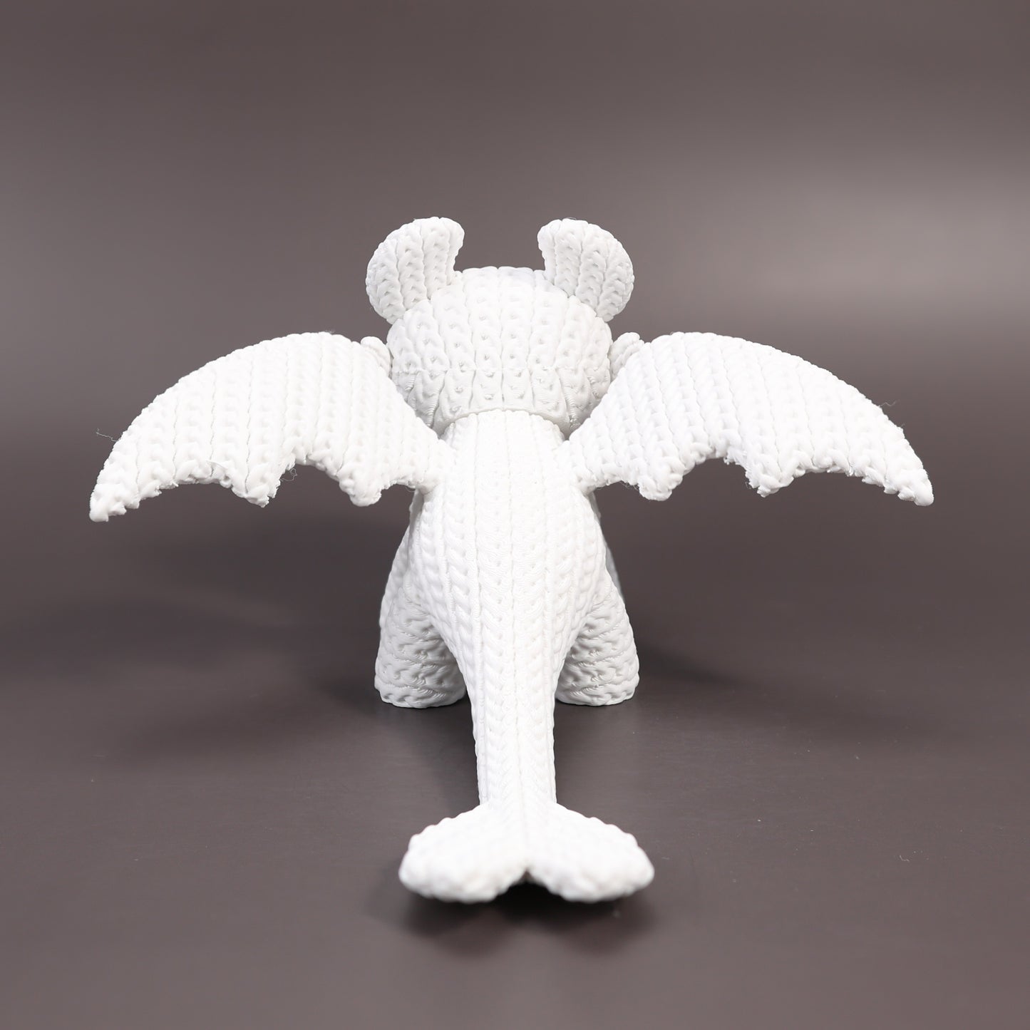 Pupazzo Sdentato Furia Chiara effetto knitted – Figure decorativa stampata in 3D