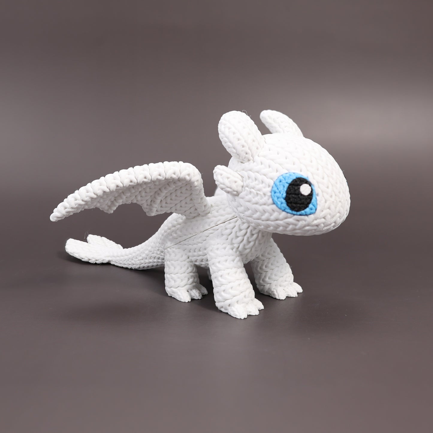 Pupazzo Sdentato Furia Chiara effetto knitted – Figure decorativa stampata in 3D
