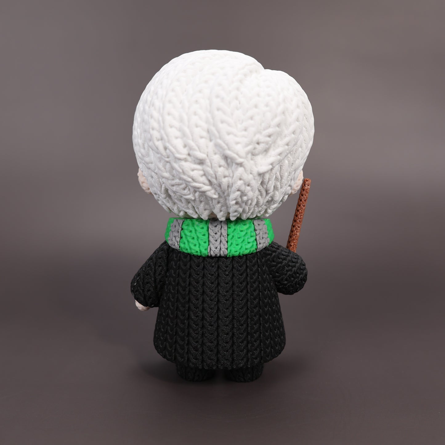 Pupazzo Draco Malfoy effetto knitted – Figure decorativa stampata in 3D