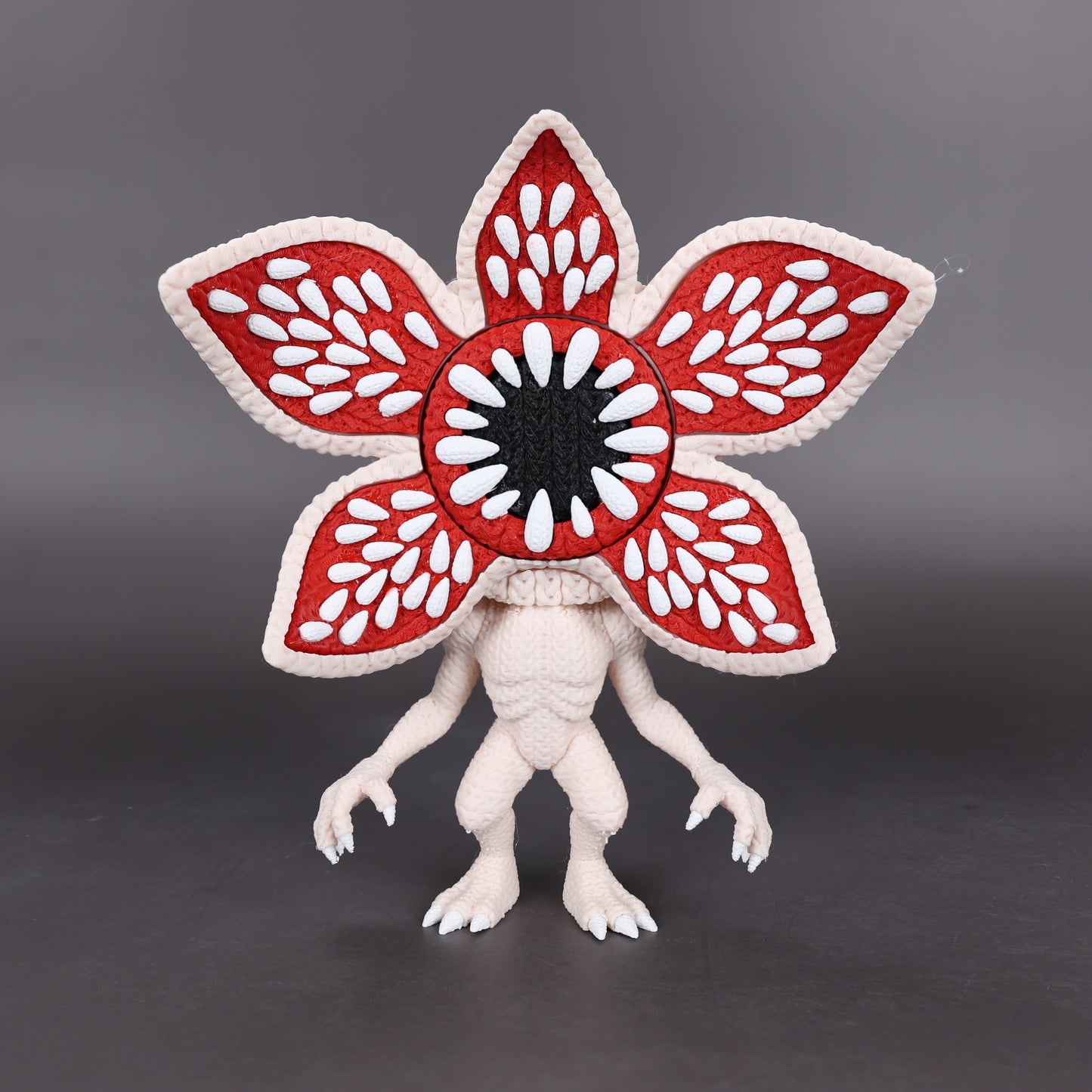 Pupazzo Demogorgone effetto knitted – Figure decorativa stampata in 3D