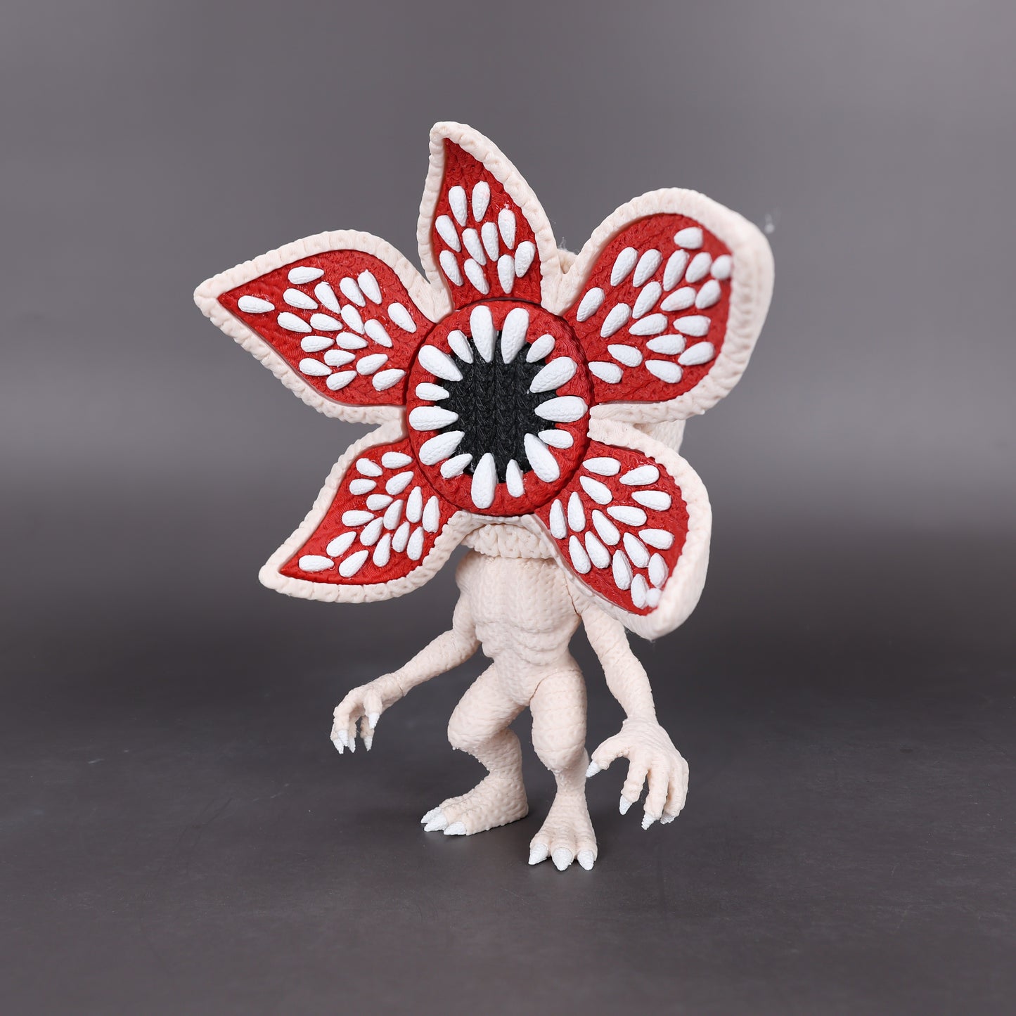 Pupazzo Demogorgone effetto knitted – Figure decorativa stampata in 3D