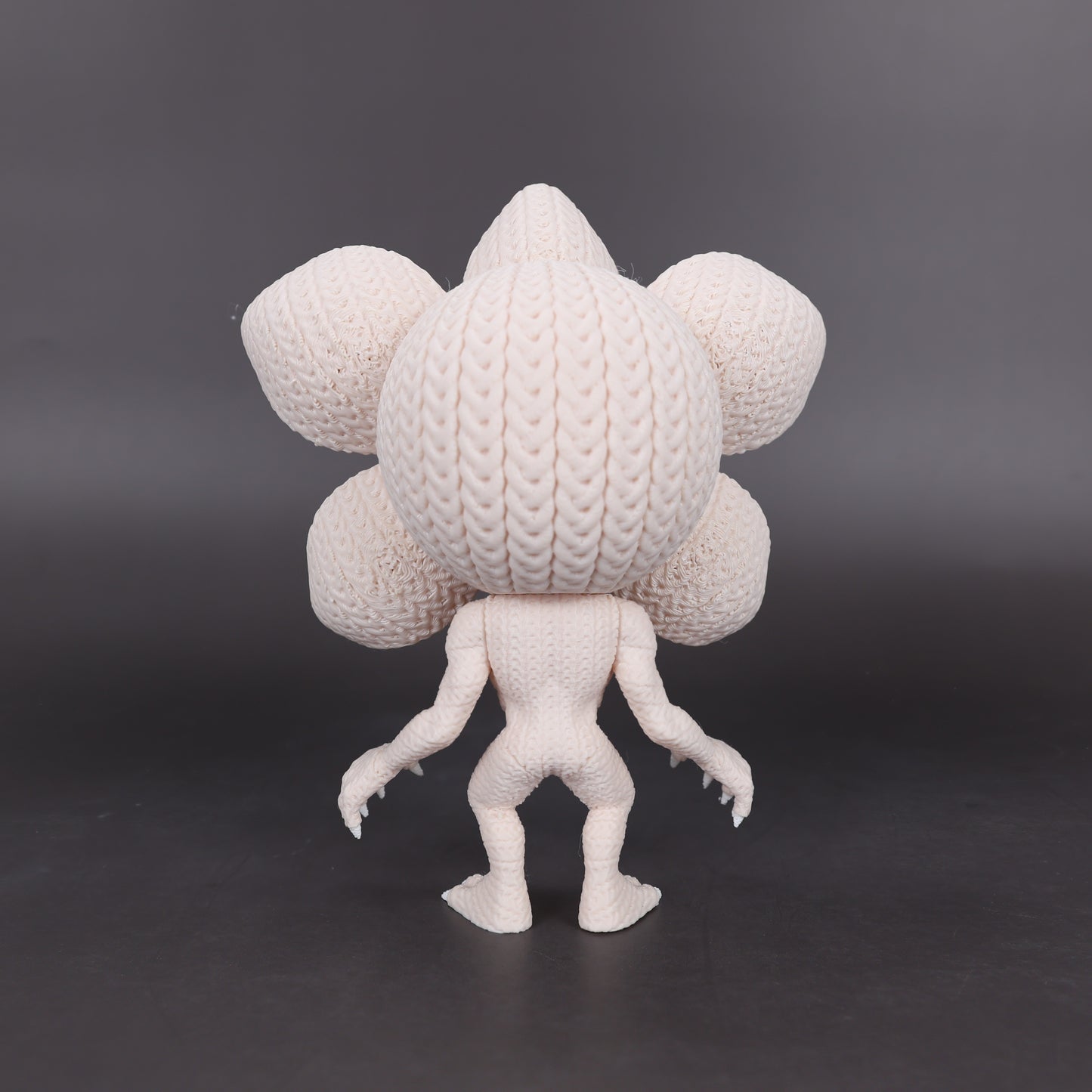 Pupazzo Demogorgone effetto knitted – Figure decorativa stampata in 3D
