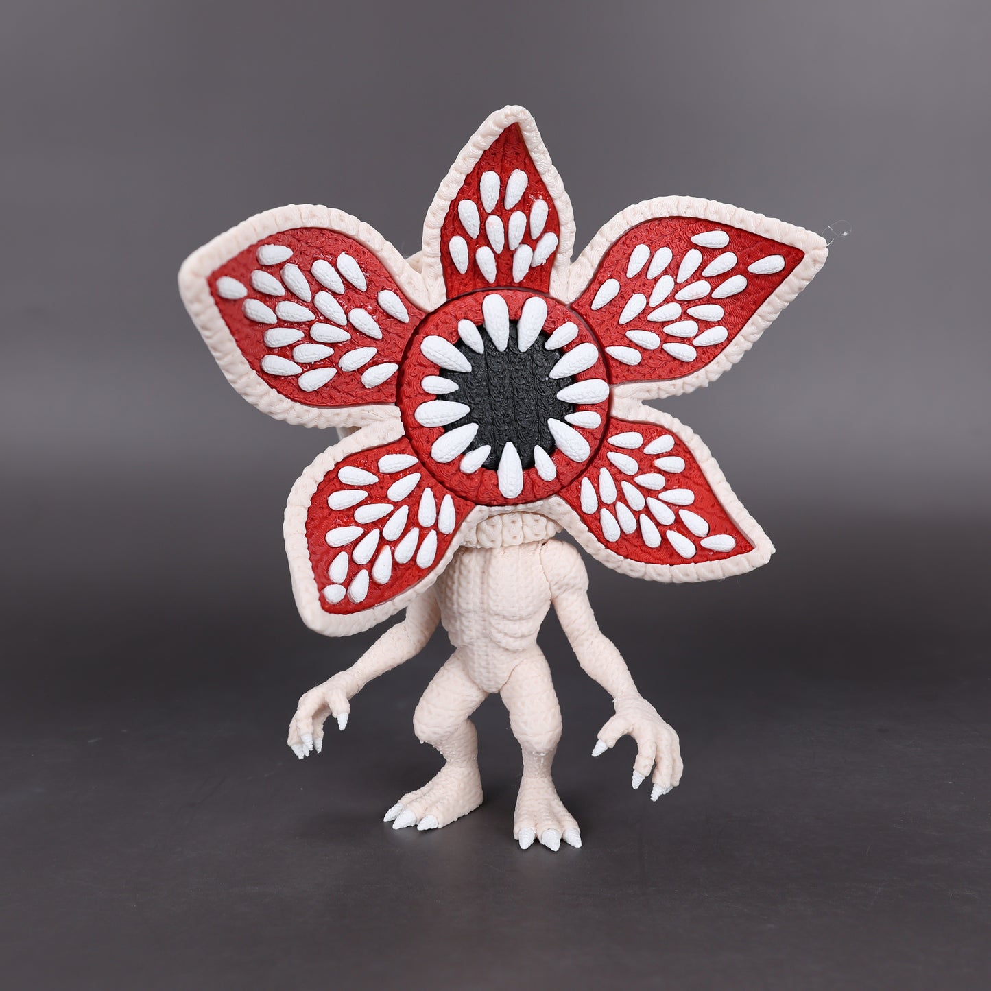 Pupazzo Demogorgone effetto knitted – Figure decorativa stampata in 3D