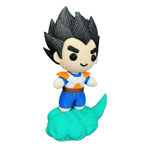 Pupazzo Vegeta effetto knitted – Figure decorativa stampata in 3D