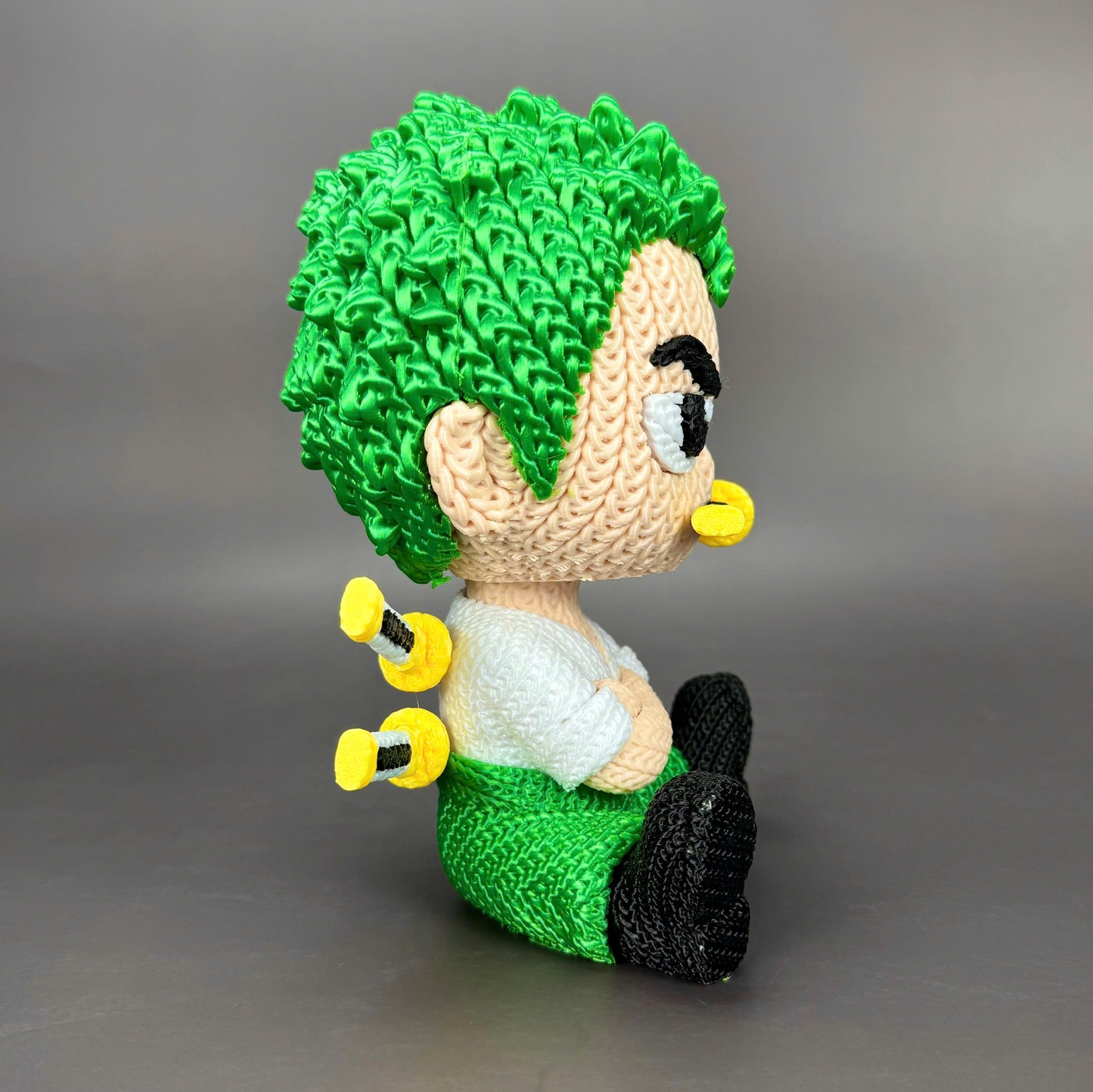 Pupazzo Zoro effetto knitted – Figure decorativa stampata in 3D