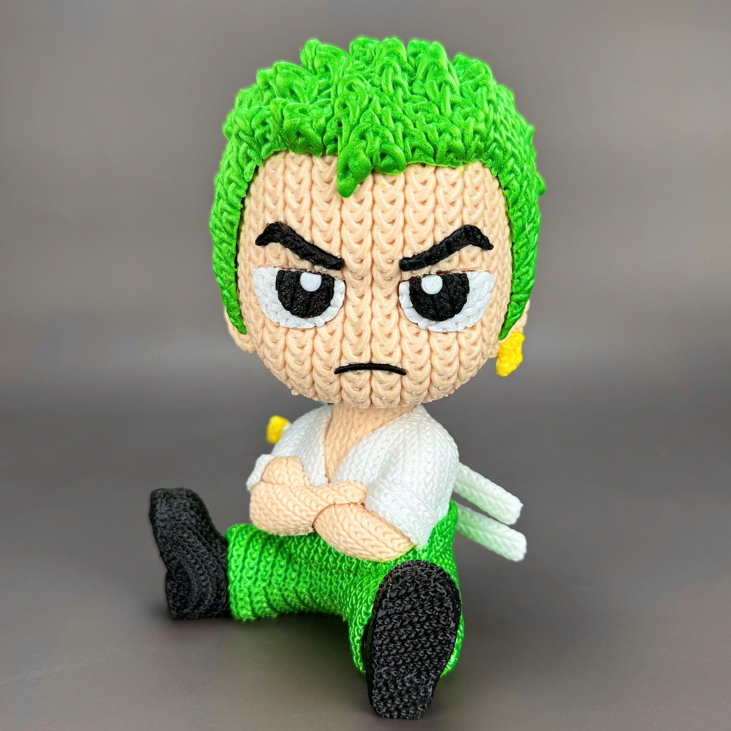 Pupazzo Zoro effetto knitted – Figure decorativa stampata in 3D