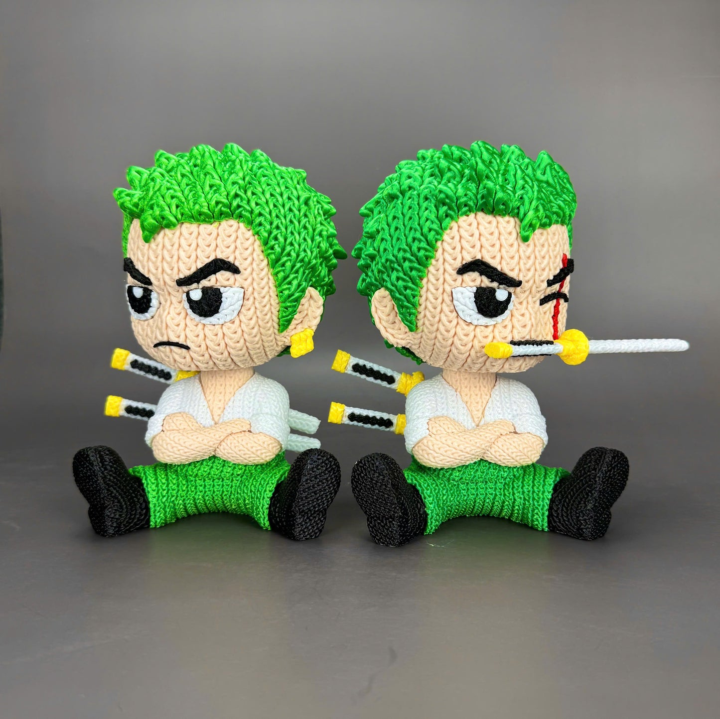 Pupazzo Zoro effetto knitted – Figure decorativa stampata in 3D