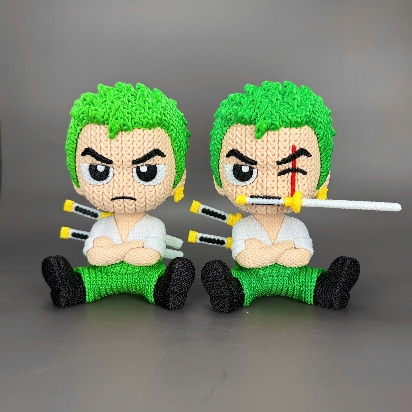 Pupazzo Zoro effetto knitted – Figure decorativa stampata in 3D
