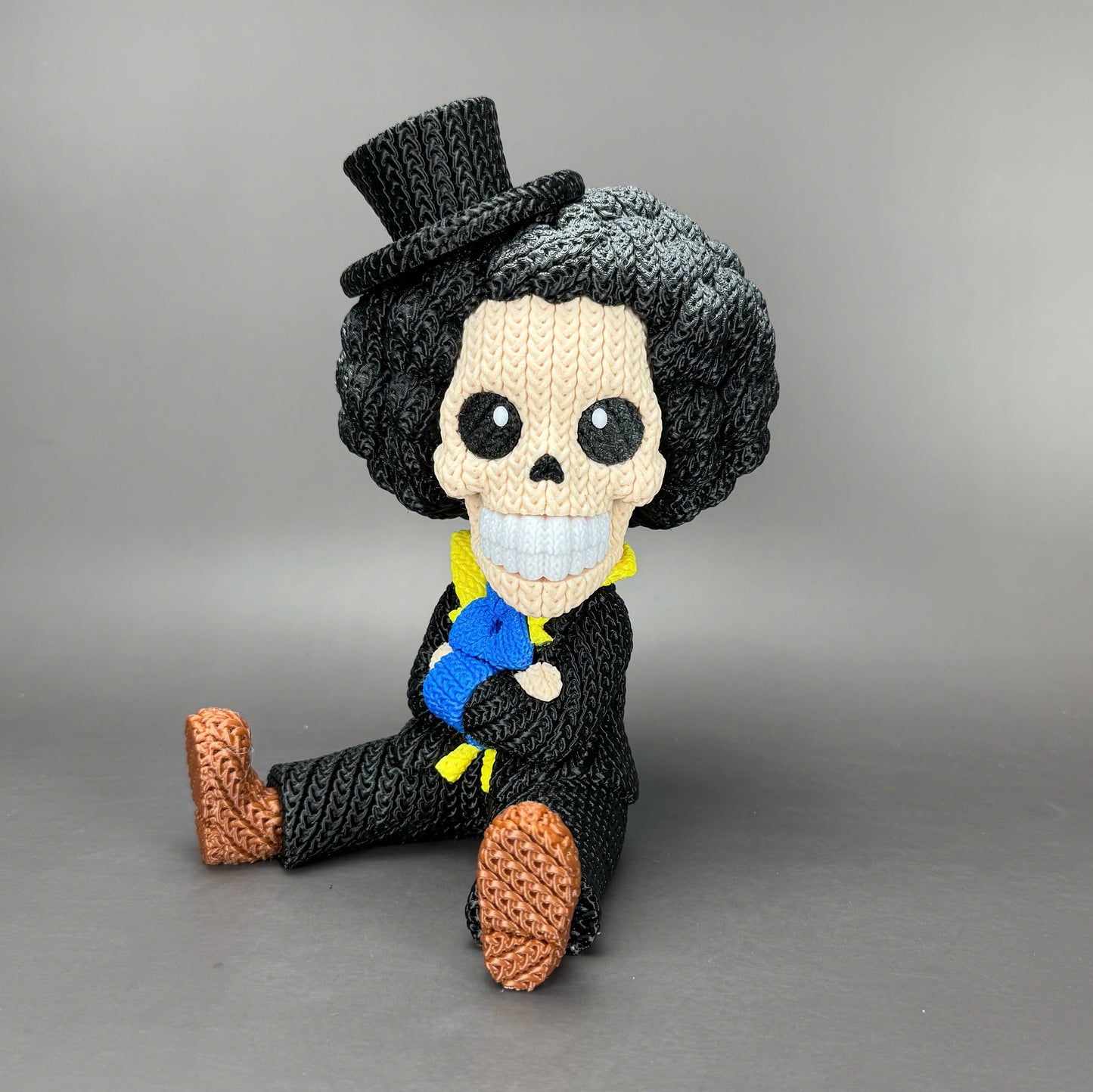 Pupazzo Brook effetto knitted – Figure decorativa stampata in 3D