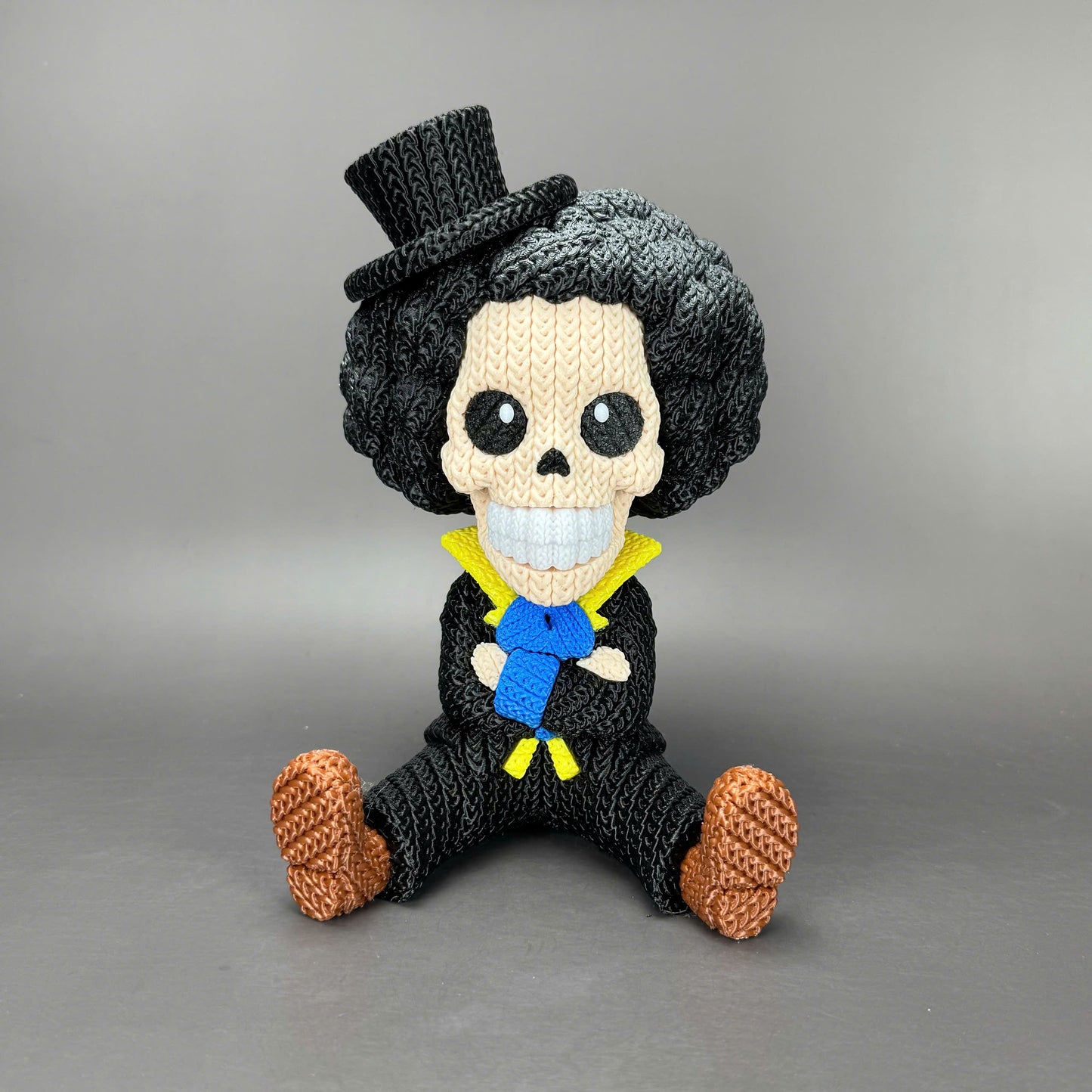 Pupazzo Brook effetto knitted – Figure decorativa stampata in 3D