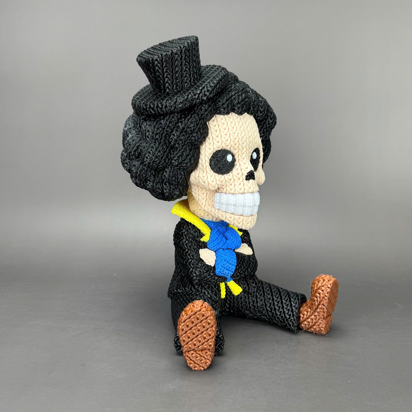Pupazzo Brook effetto knitted – Figure decorativa stampata in 3D