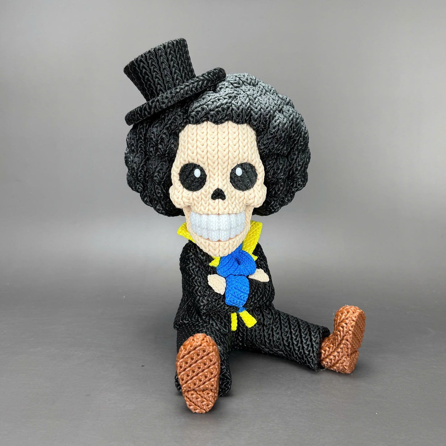 Pupazzo Brook effetto knitted – Figure decorativa stampata in 3D