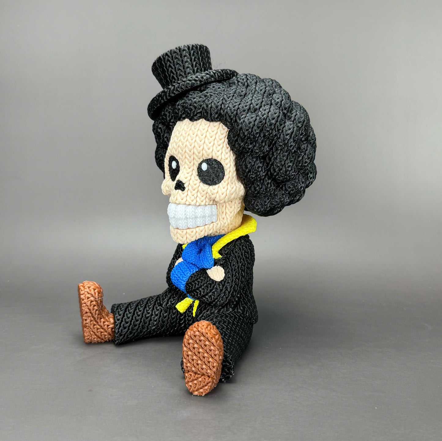 Pupazzo Brook effetto knitted – Figure decorativa stampata in 3D