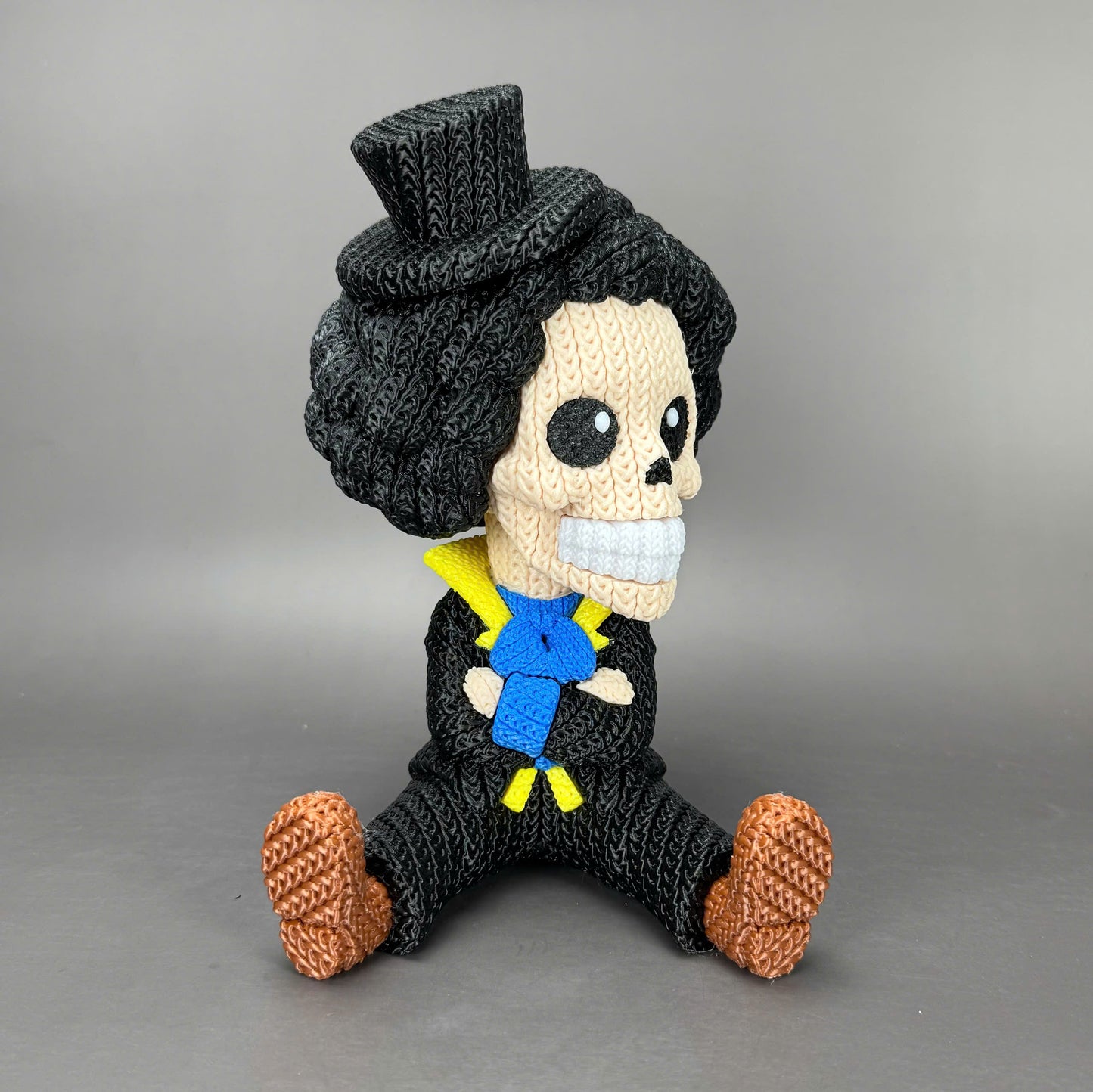 Pupazzo Brook effetto knitted – Figure decorativa stampata in 3D