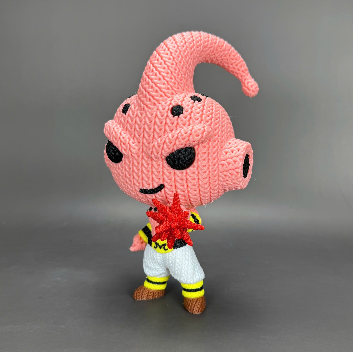 Pupazzo Kid Bu effetto knitted – Figure decorativa stampata in 3D