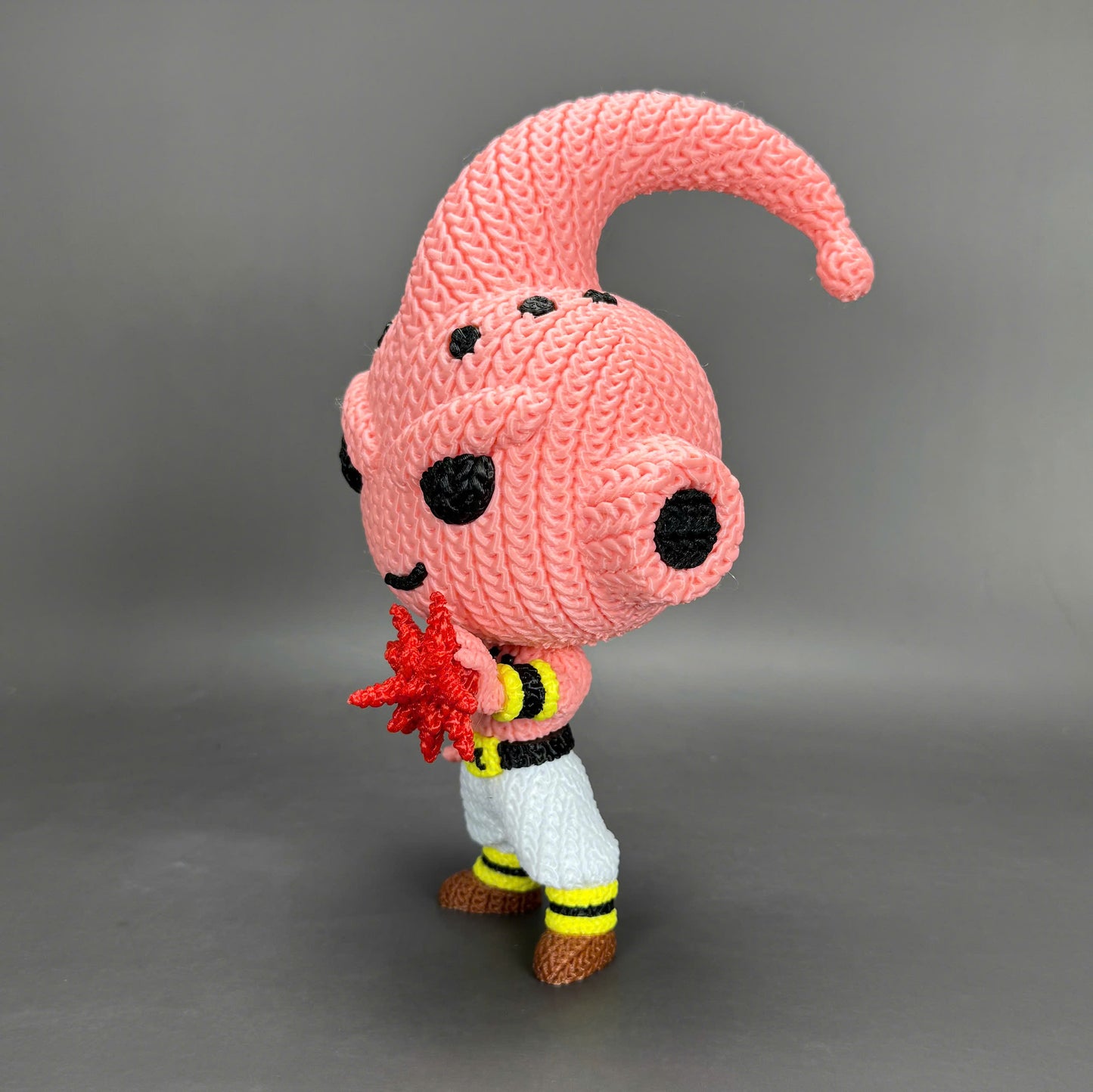 Pupazzo Kid Bu effetto knitted – Figure decorativa stampata in 3D