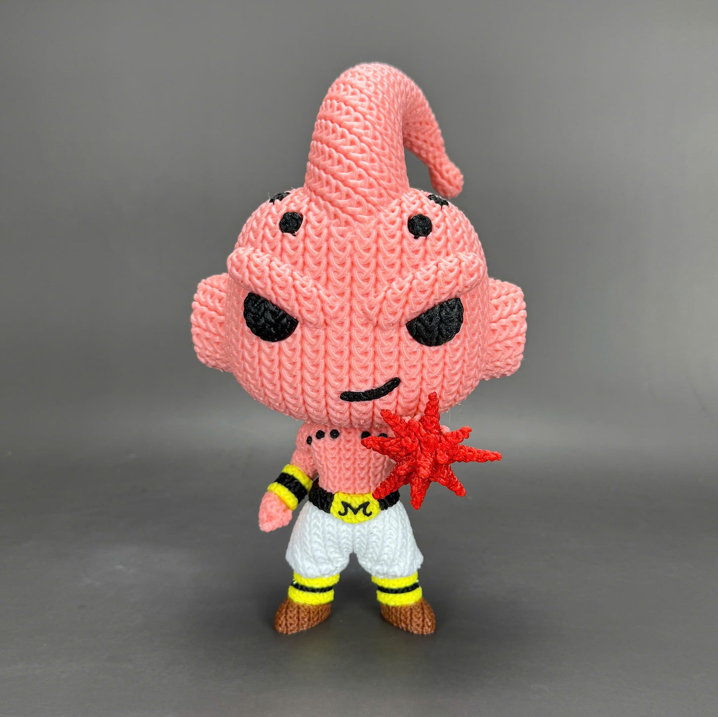 Pupazzo Kid Bu effetto knitted – Figure decorativa stampata in 3D