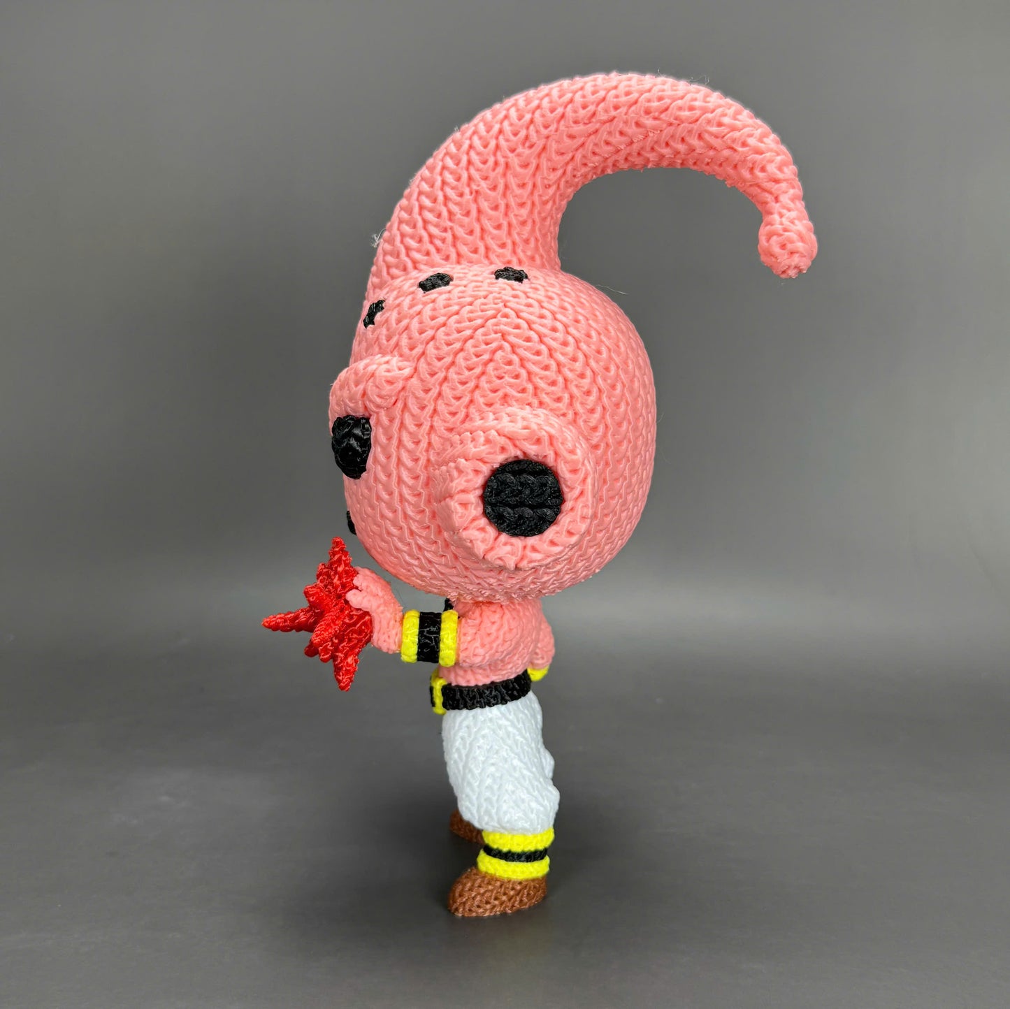 Pupazzo Kid Bu effetto knitted – Figure decorativa stampata in 3D