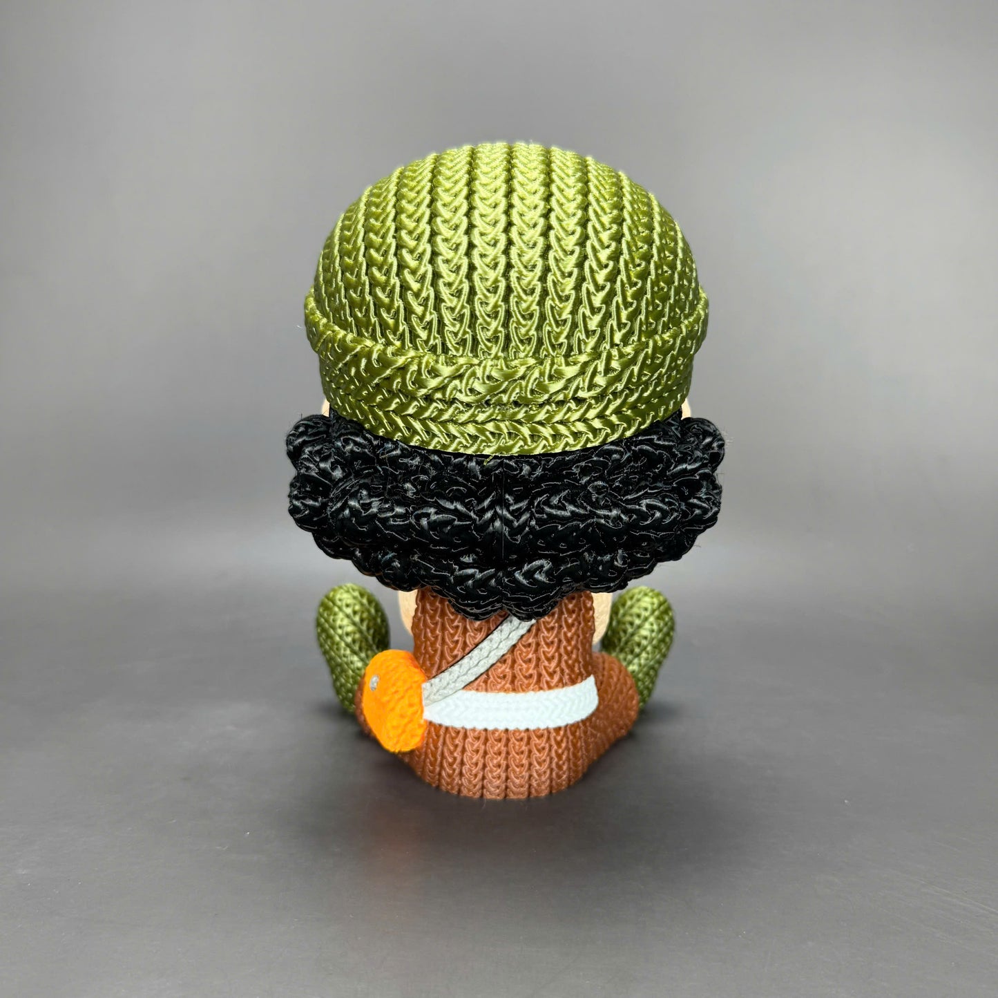 Pupazzo Usopp effetto knitted – Figure decorativa stampata in 3D