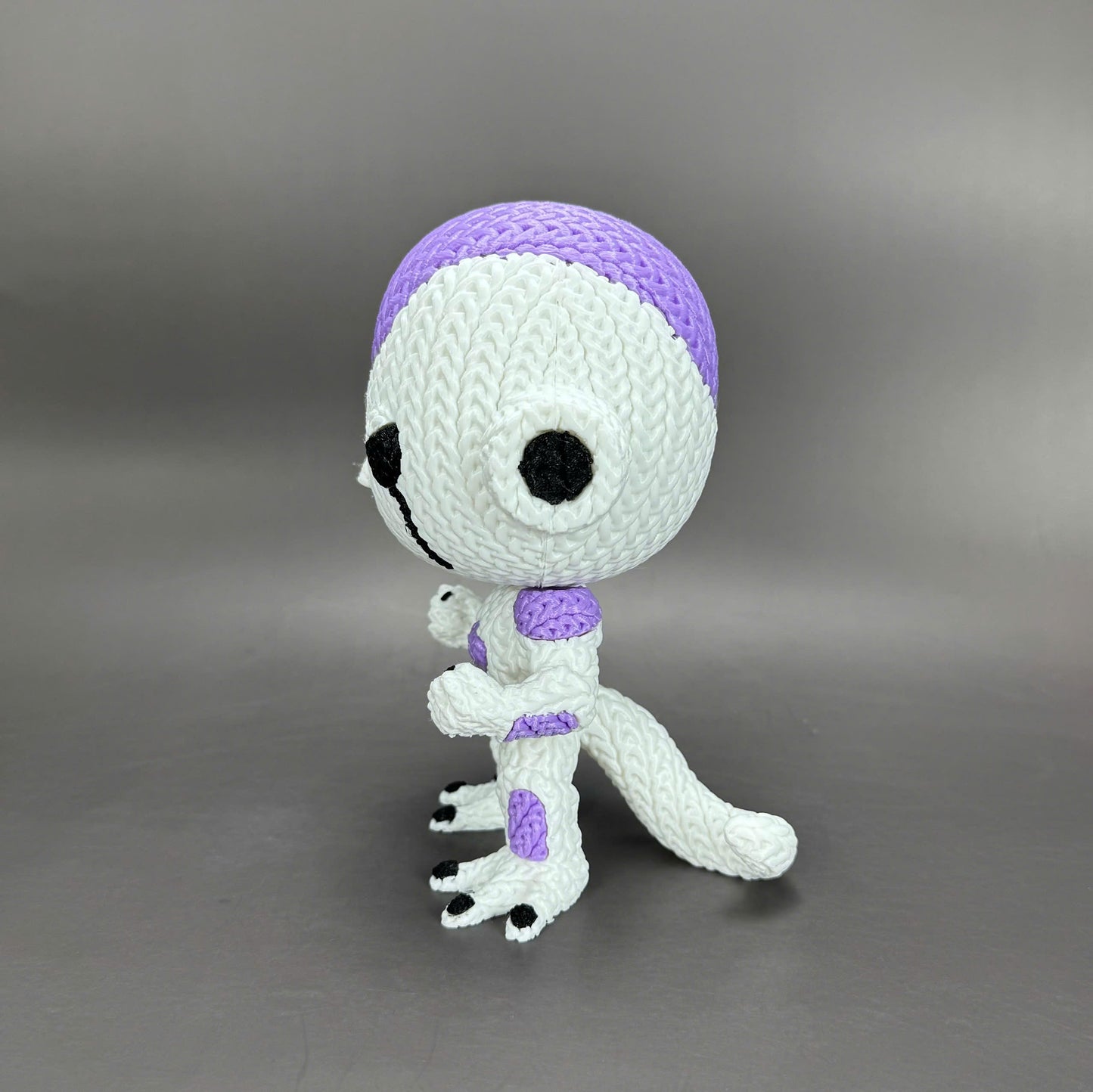 Pupazzo Freezer effetto knitted – Figure decorativa stampata in 3D