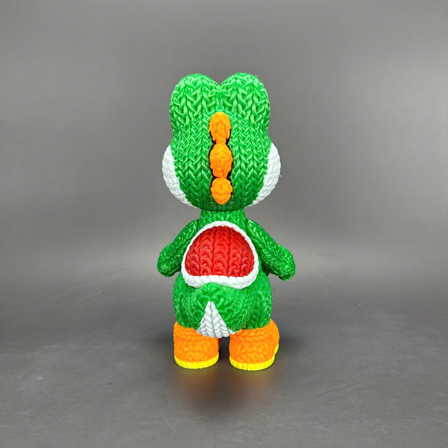 Pupazzo Yoshi effetto knitted – Figure decorativa stampata in 3D