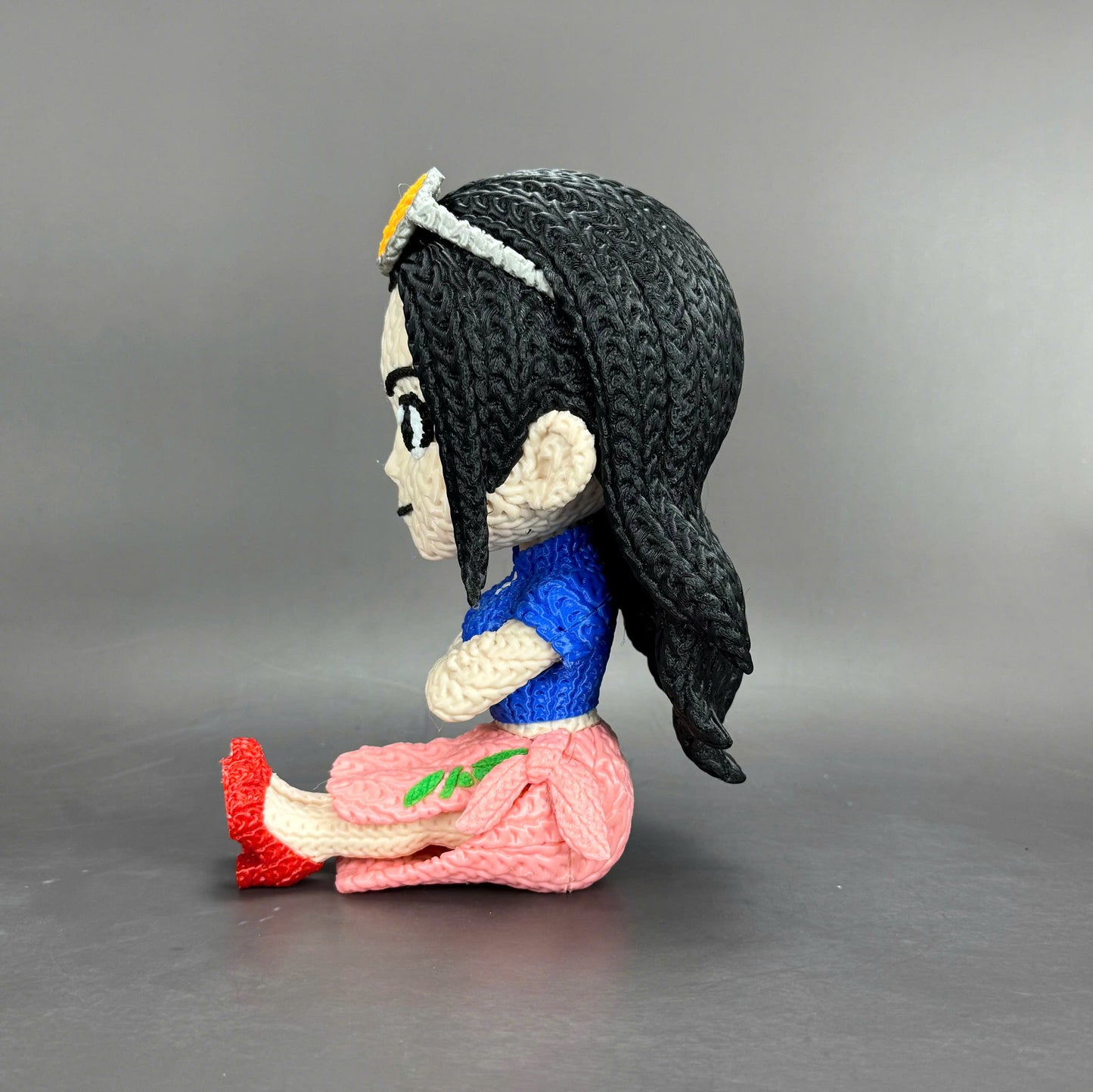 Pupazzo Nico Robin effetto knitted – Figure decorativa stampata in 3D