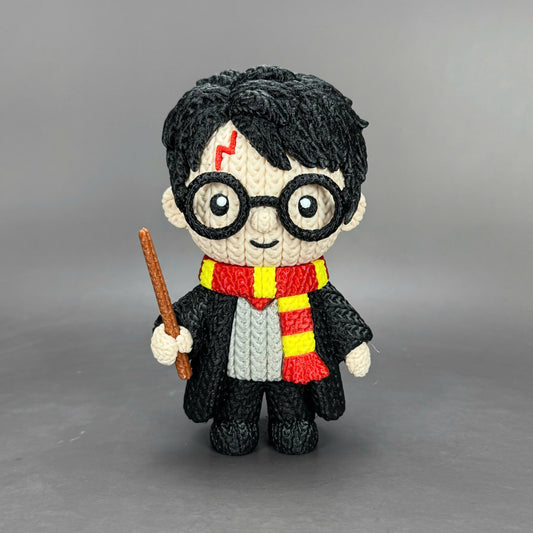 Pupazzo Harry Potter effetto knitted – Figure decorativa stampata in 3D