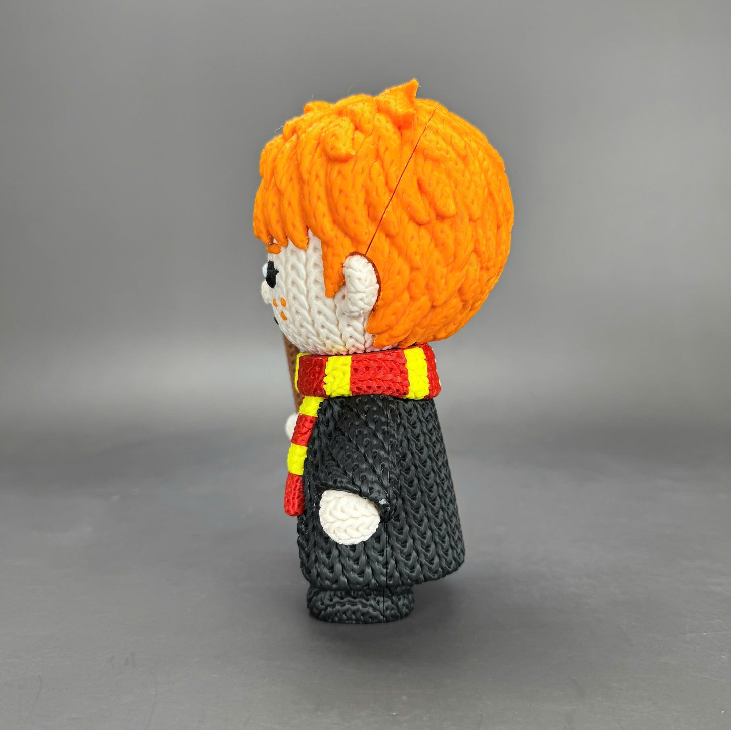 Pupazzo Ron Weasley effetto knitted – Figure decorativa stampata in 3D