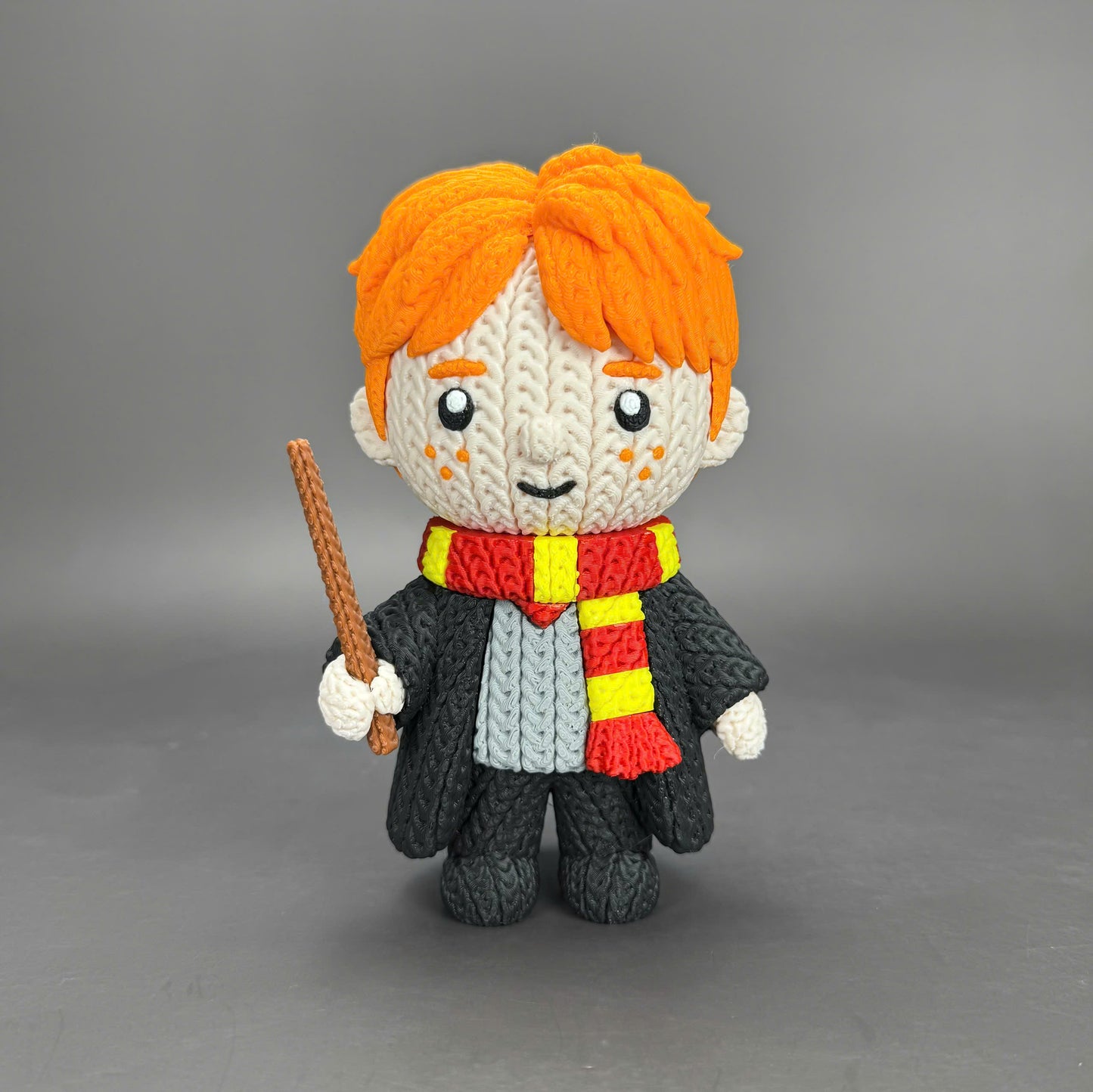 Pupazzo Ron Weasley effetto knitted – Figure decorativa stampata in 3D