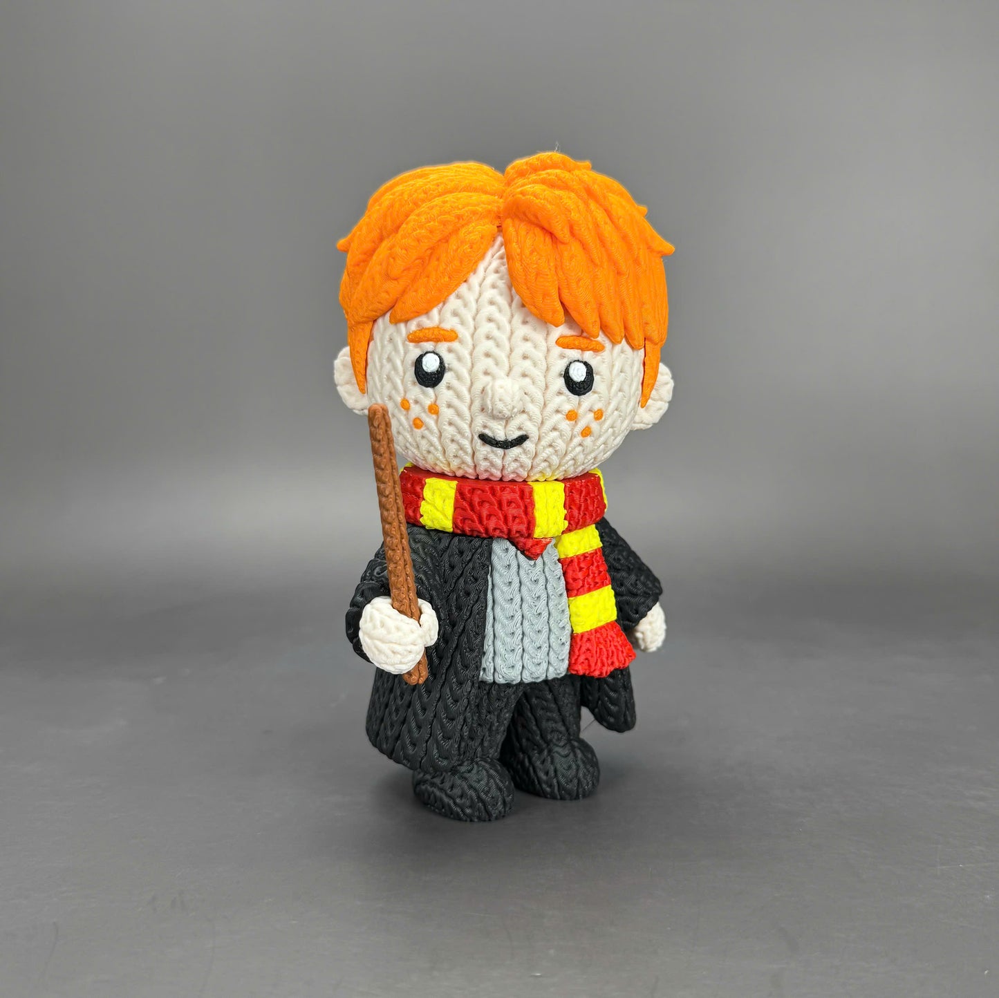 Pupazzo Ron Weasley effetto knitted – Figure decorativa stampata in 3D