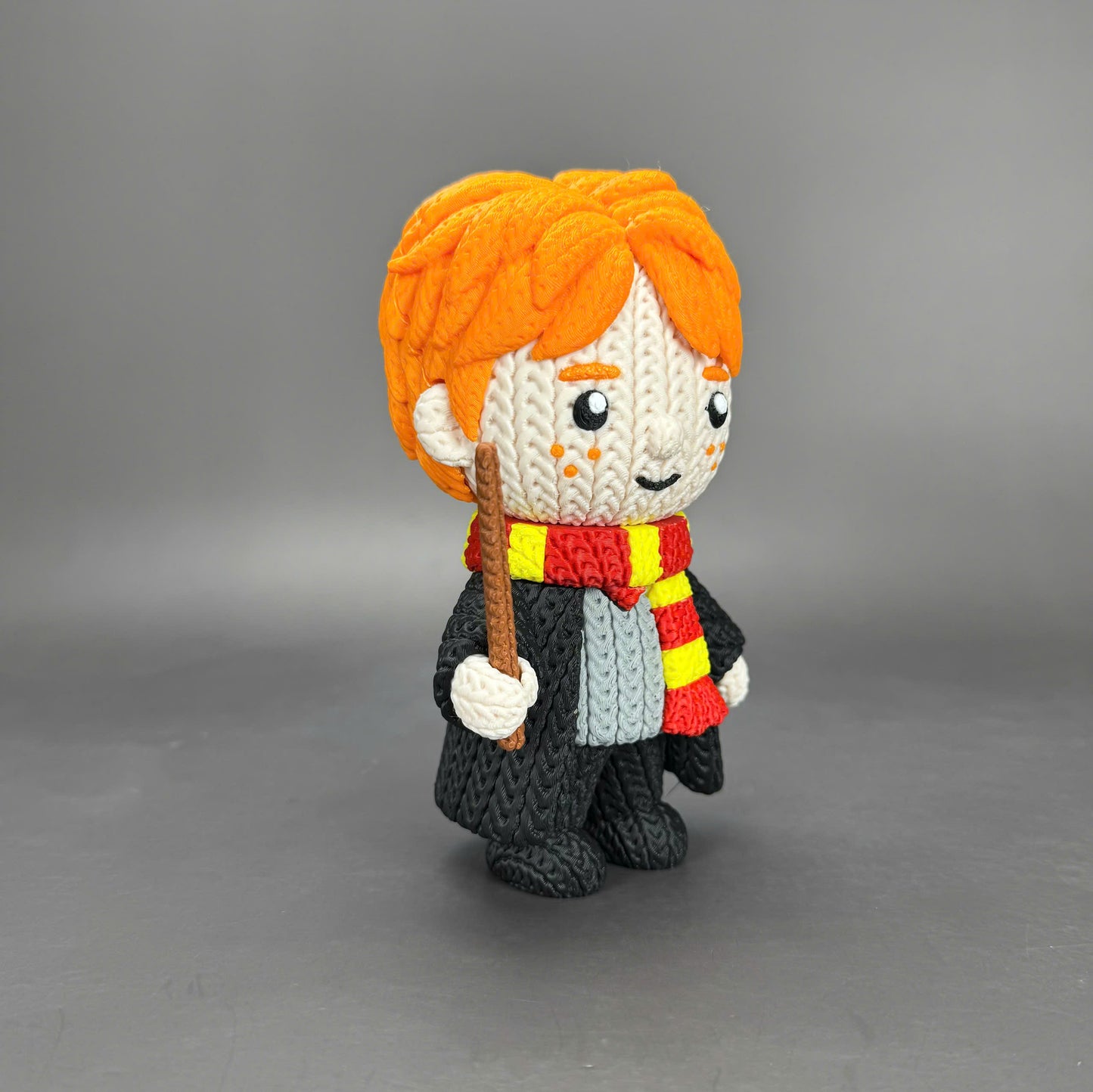 Pupazzo Ron Weasley effetto knitted – Figure decorativa stampata in 3D