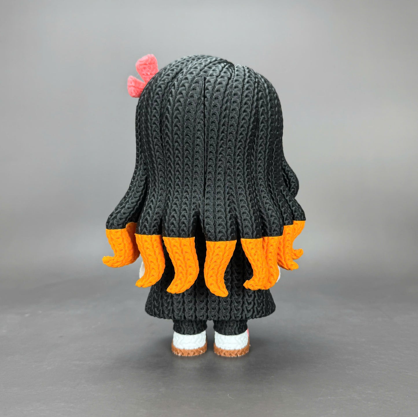 Pupazzo Nezuko effetto knitted – Figure decorativa stampata in 3D