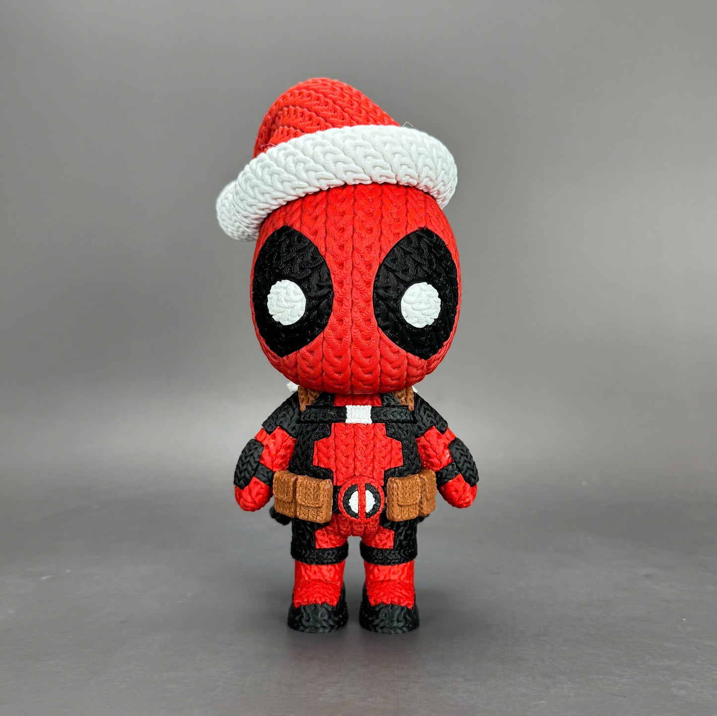 Pupazzo Deadpool effetto knitted – Figure decorativa stampata in 3D